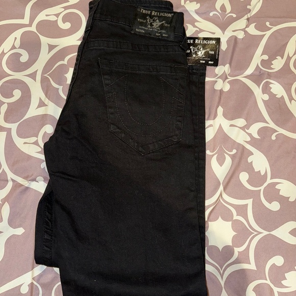 Men’s True Religion Black Straight Jeans - Picture 1 of 4